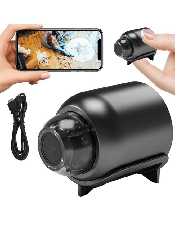 1080P HD Mini Wifi Camera for Home Office Included Sound Detector and Night Vision